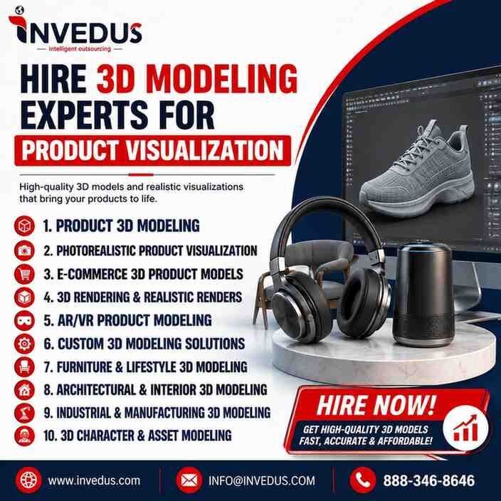 New York, Graphic Design, Hire 3D Modeling Experts For Stunning Product Renders