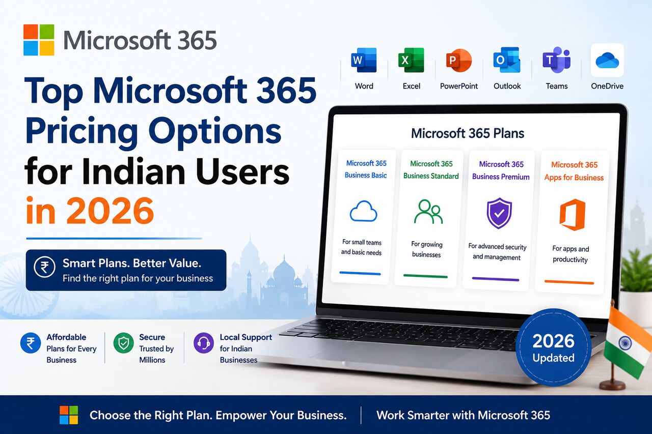 Jaipur, Business, Top Microsoft 365 Pricing Options For Indian Users In 2026 - FES Cloud