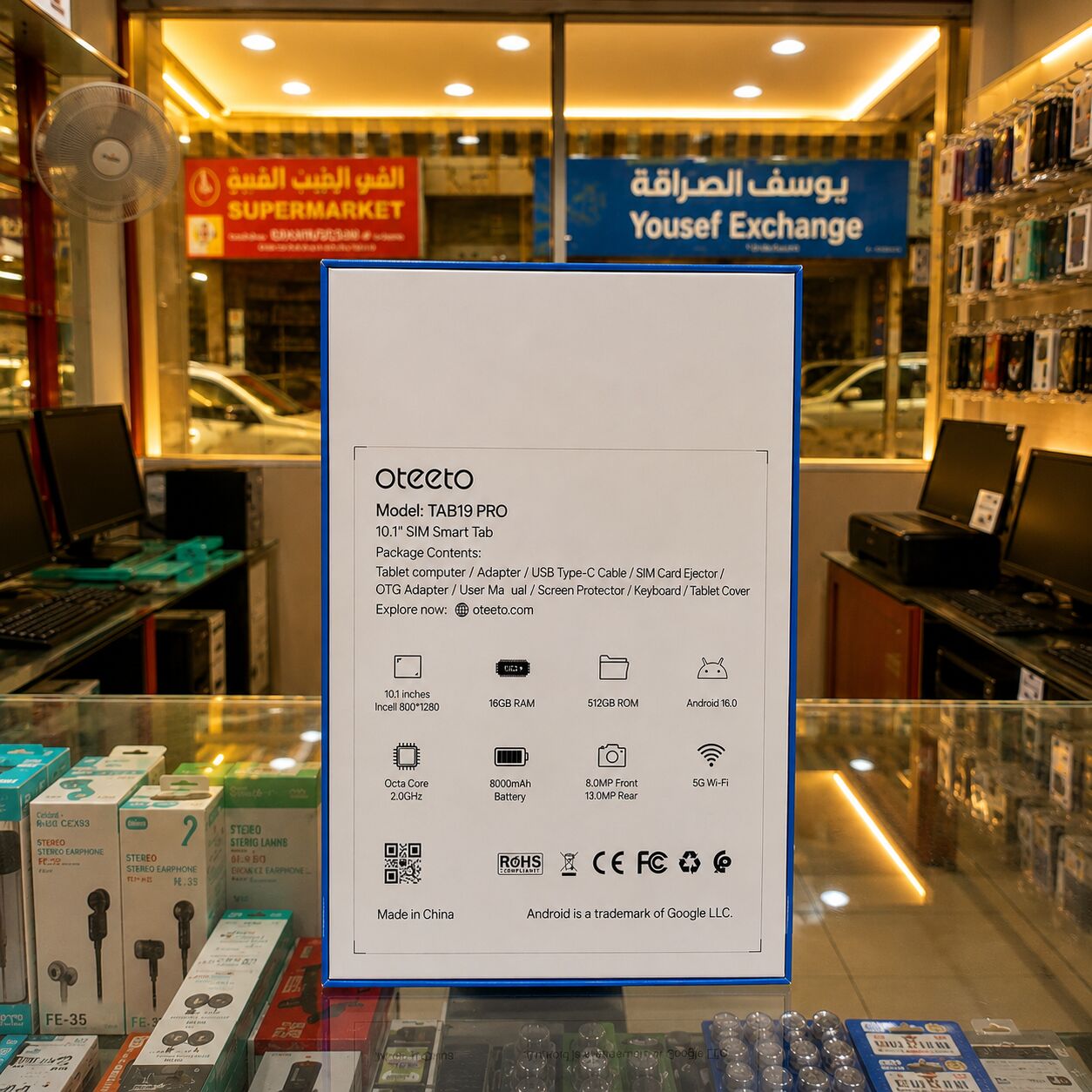 Riffa, Computers, BHD 33,  Oteeto TAB 19 PRO 10.1 Inch Display 16GB RAM & 512GB Memory 8000Mah Battery 33 BD