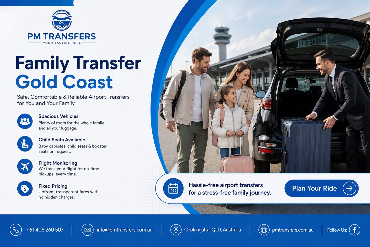 Brisbane, Travel, Reliable Gold Coast Airport Transport For Stress-Free Family Journeys
