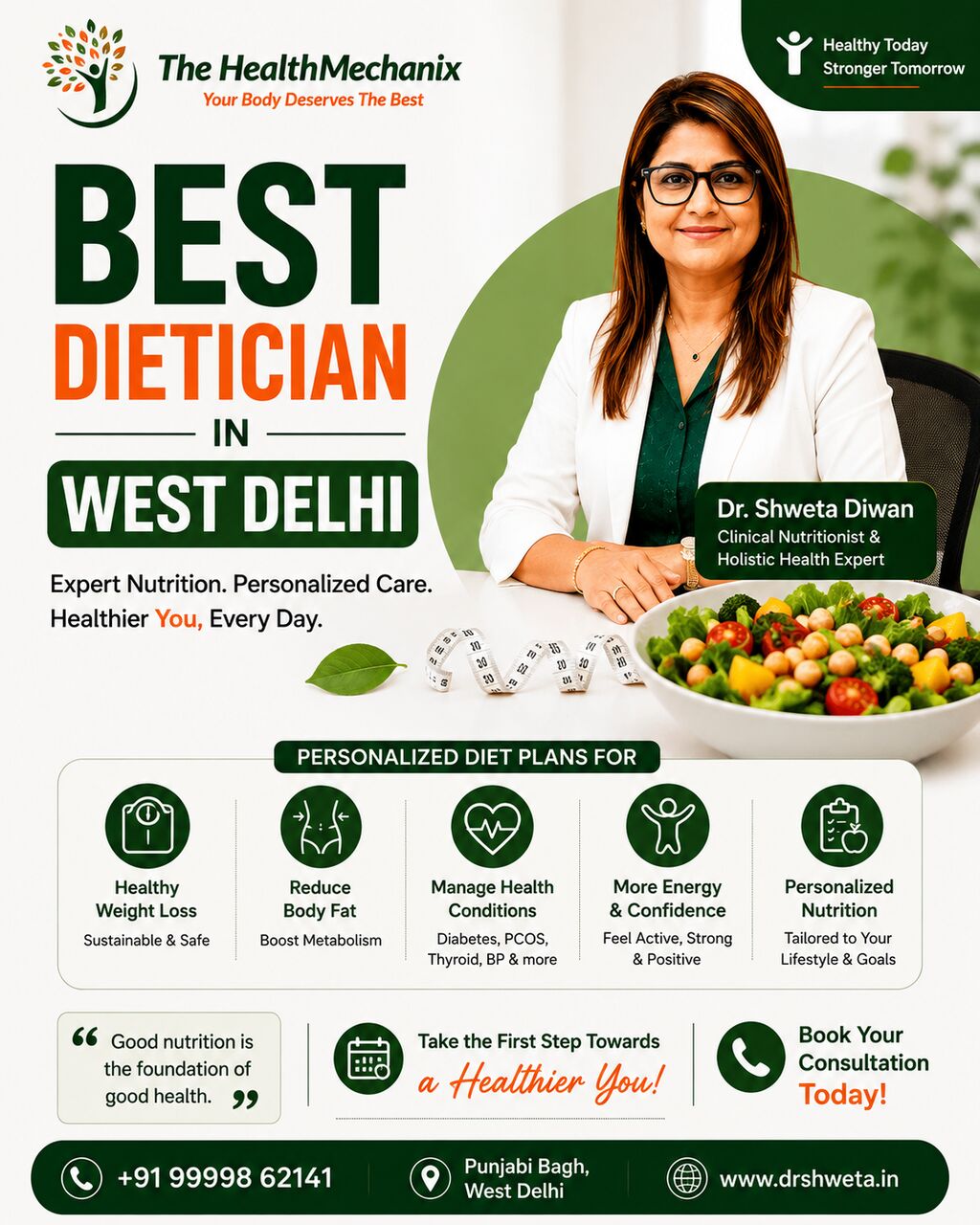 New Delhi, Health, Best Dietician In West Delhi &ndash; Personalized Nutrition Guidance
