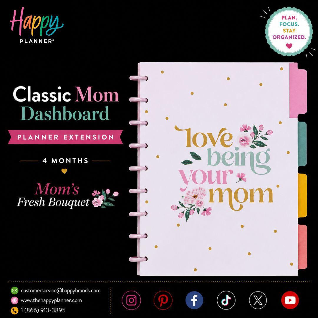 New York, Books, USD 3,  Classic Mom Dashboard Planner Extension