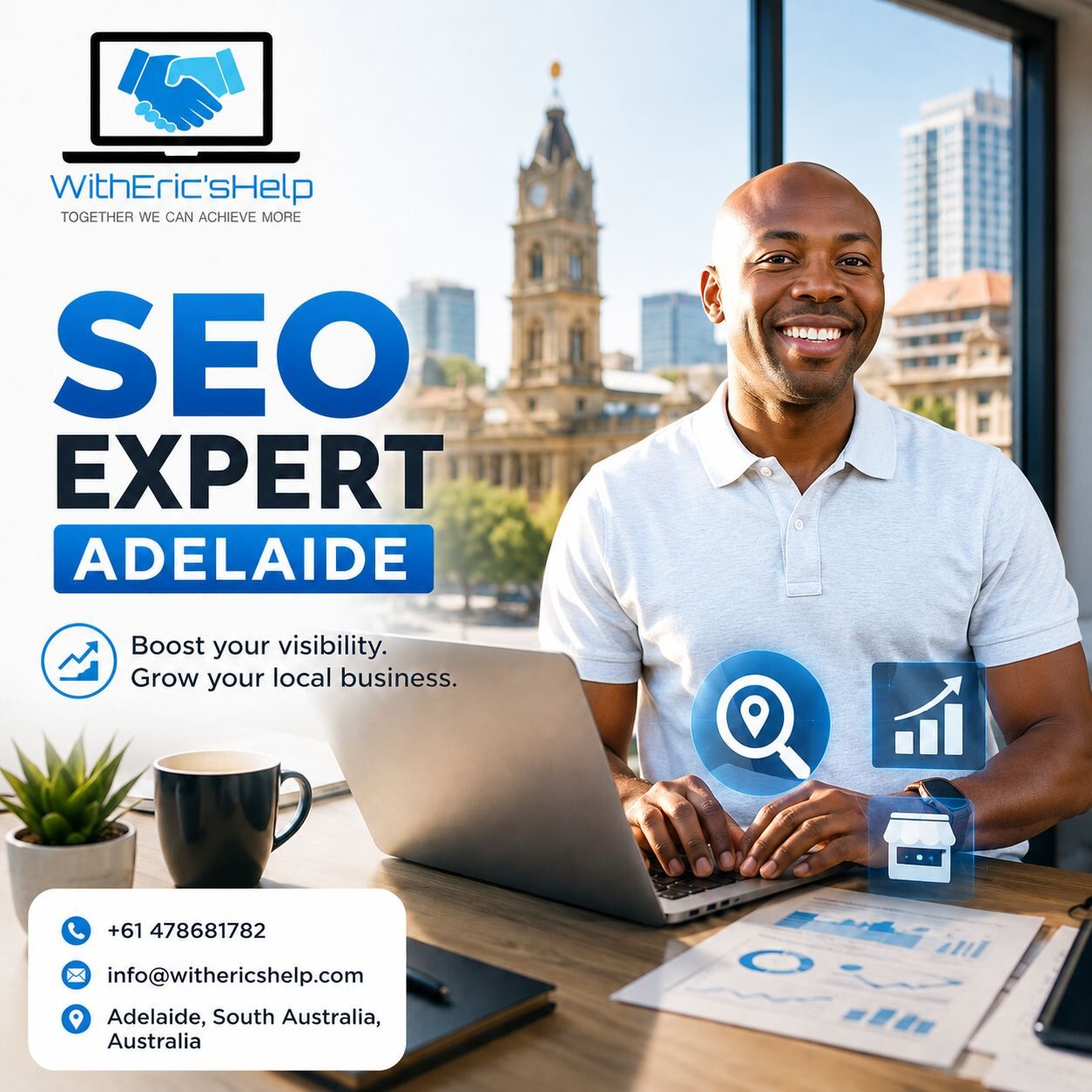 Sydney, Marketing, SEO Expert Adelaide &ndash; Get More Local Customers With WithEric&rsquo;sHelp