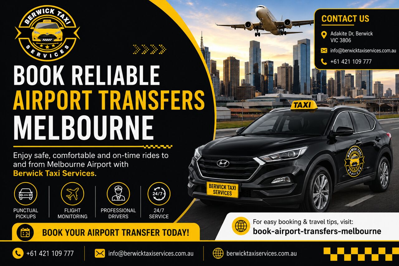 Melbourne, Travel, Choose Accessible Wheelchair Taxi Melbourne With Berwick Taxi Services