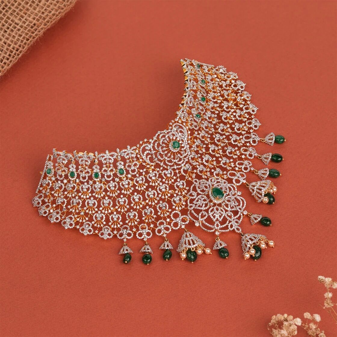 Kurnool, Businesses For Sale, Elegant Silver Choker Jewellery Online | Padmam
