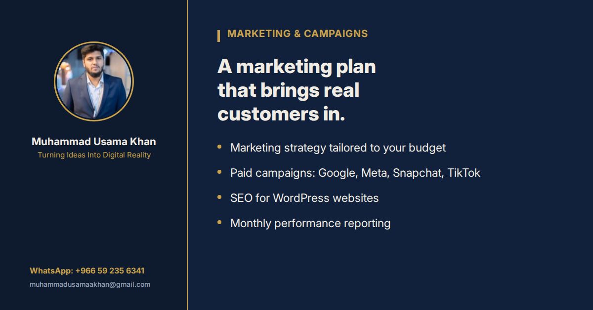 Dammam, Business, Digital Marketing For Businesses & Startups In Saudi Arabia