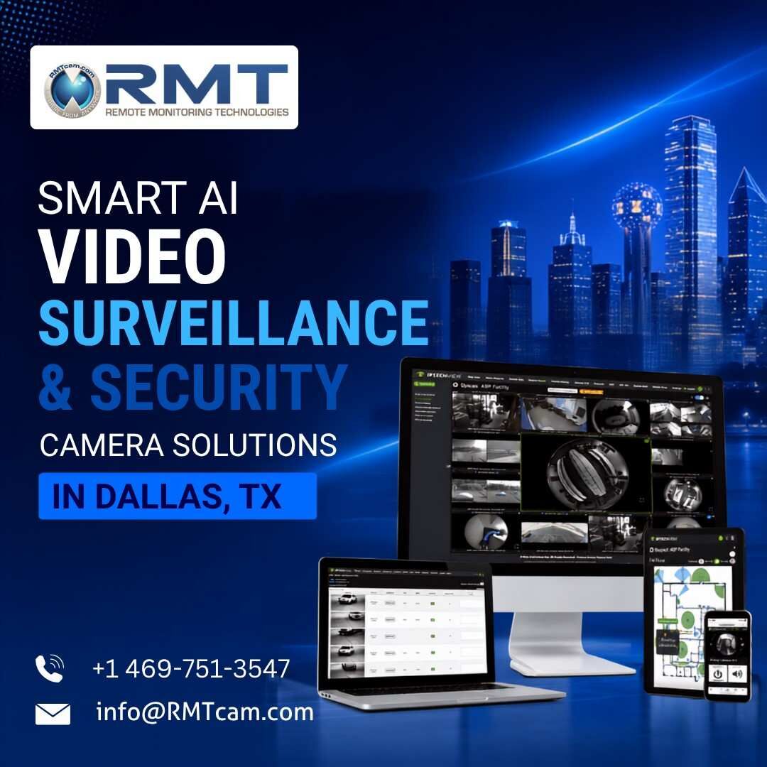 Dallas, Business, Smart AI Video Surveillance & Security Camera Solutions In Dallas, TX