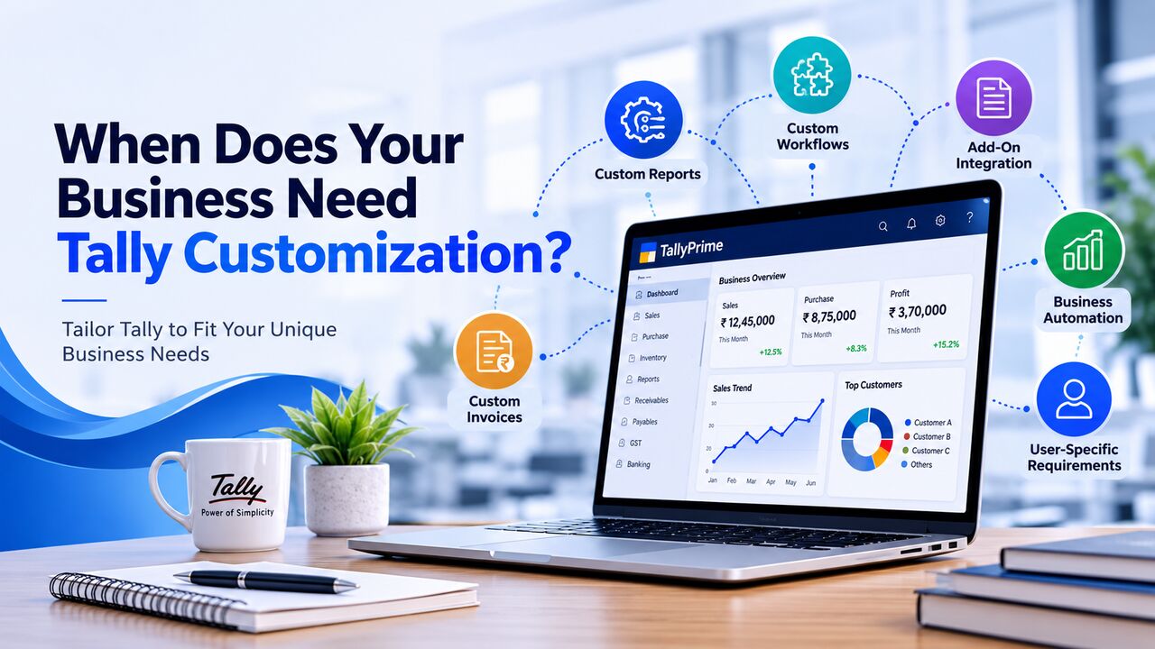 Noida, Computer, When Does Your Business Need Tally Customization?