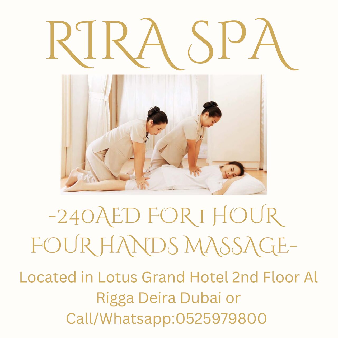 Al Rigga, Health, Rira Spa Offer 8/12/2026