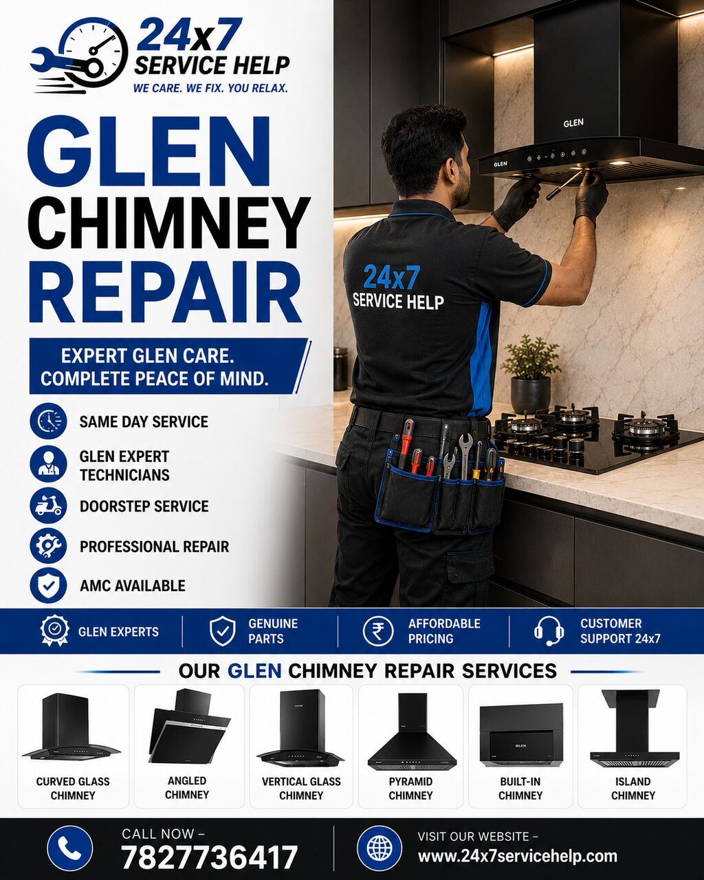 New Delhi, Appliance Repair, Glen Chimney Repair Service In South Delhi
