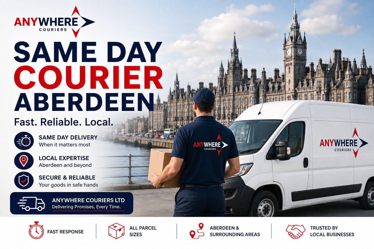 London, Delivery, Same Day Courier Aberdeen For Urgent UK Deliveries
