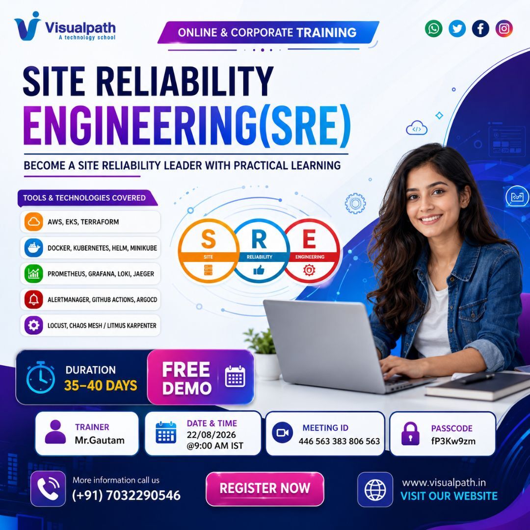 Hyderabad, Education, Site Reliability Engineering Course | Online Free Demo