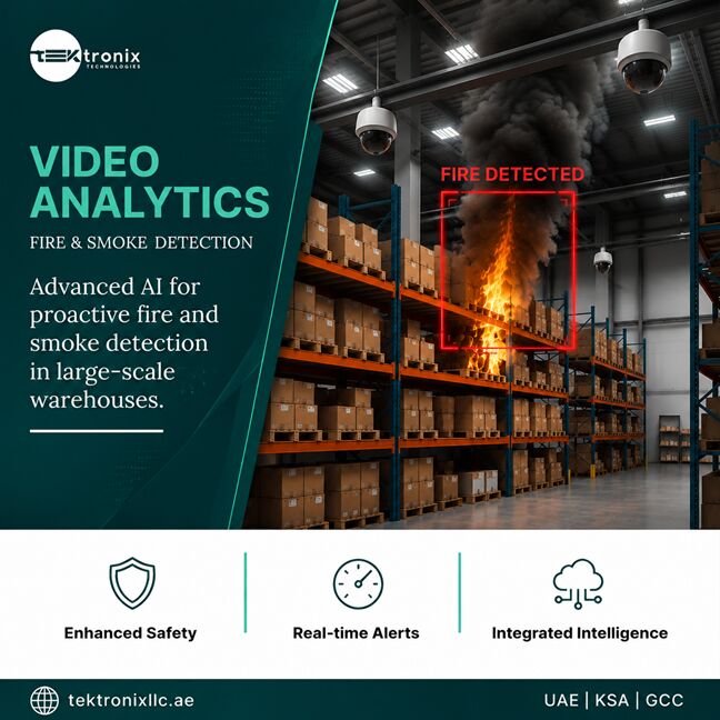 Dubai, Computer, Early Fire & Smoke Detection Through Intelligent Video Analytics UAE