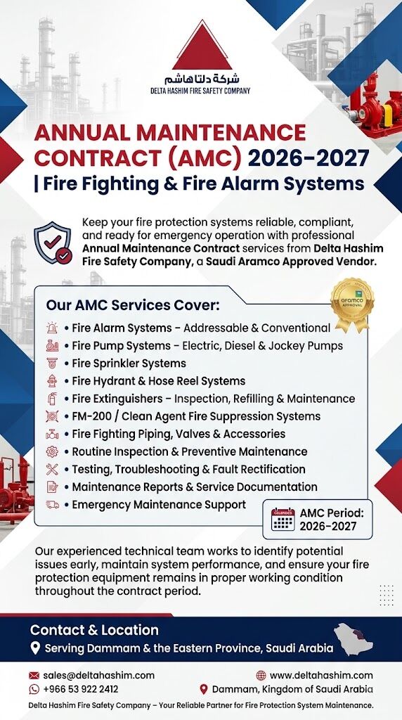 Dammam, Business, Fire Extinguisher Refilling Jubail | AMC | Sprinkler | Fire Alarn