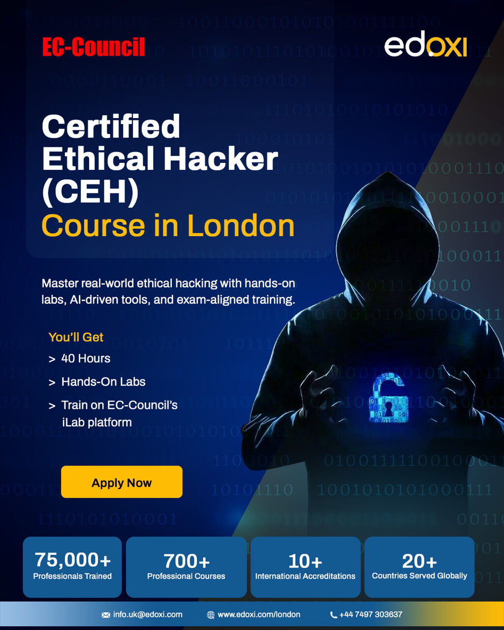 London, Lessons Offered, Your Gateway To Ethical Hacking Starts With CEH In London