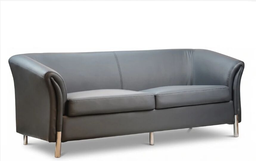 Dubai, Furniture, AED 2110,  Three-Seater Leather Sofa &ndash; Made In UAE