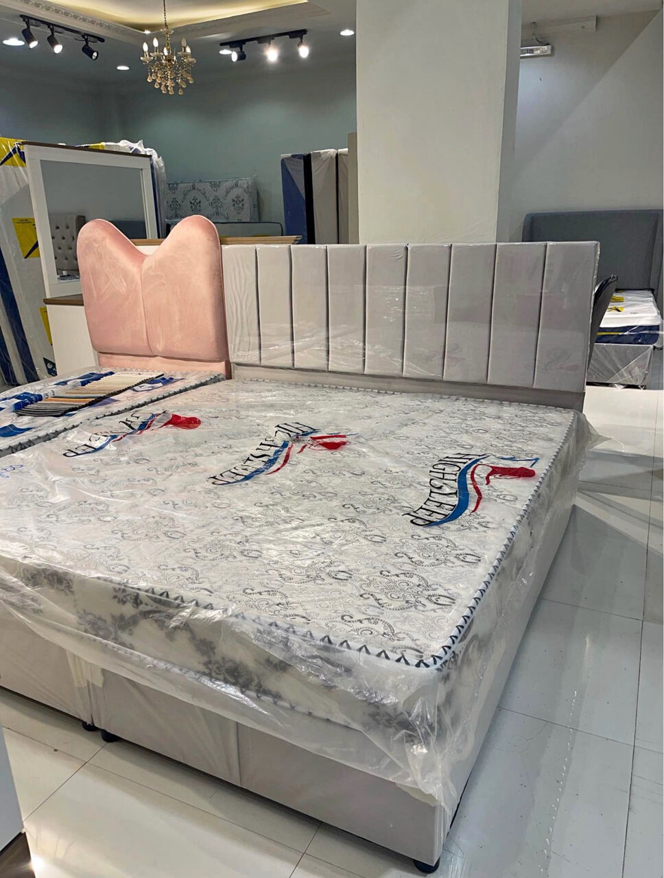 Al Safa, Furniture, SAR 600,  Luxury Modern Bed With Premium Mattress | Brand New