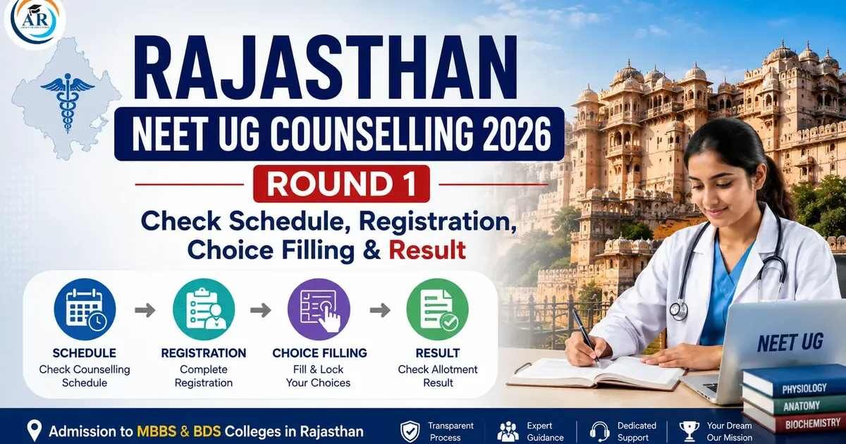 Noida, Education, Rajasthan NEET UG Counselling 2026 Round 1: Check Schedule, Registration, Choice Filling &