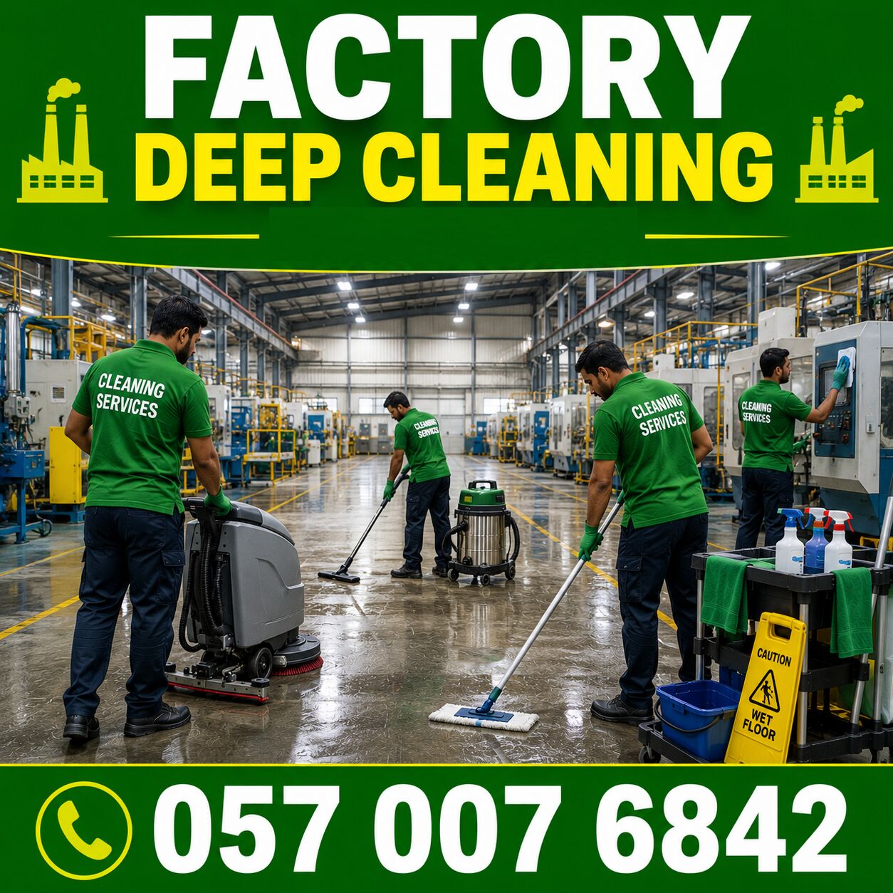 Jubail Industrial City, Cleaning, 🟢🏭 INDUSTRIAL FACTORY CLEANING JUBAIL 🏭🟢 057 007 6842 🟢