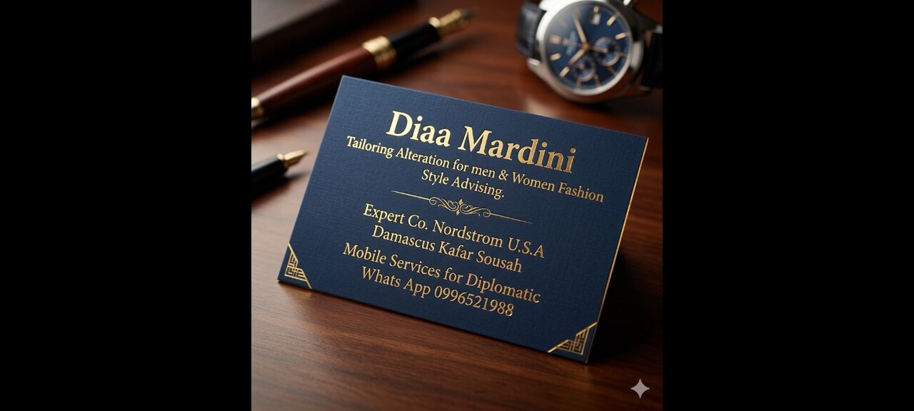 Damascus, Tailoring, Tailoring  & Alteration For Man And Woman