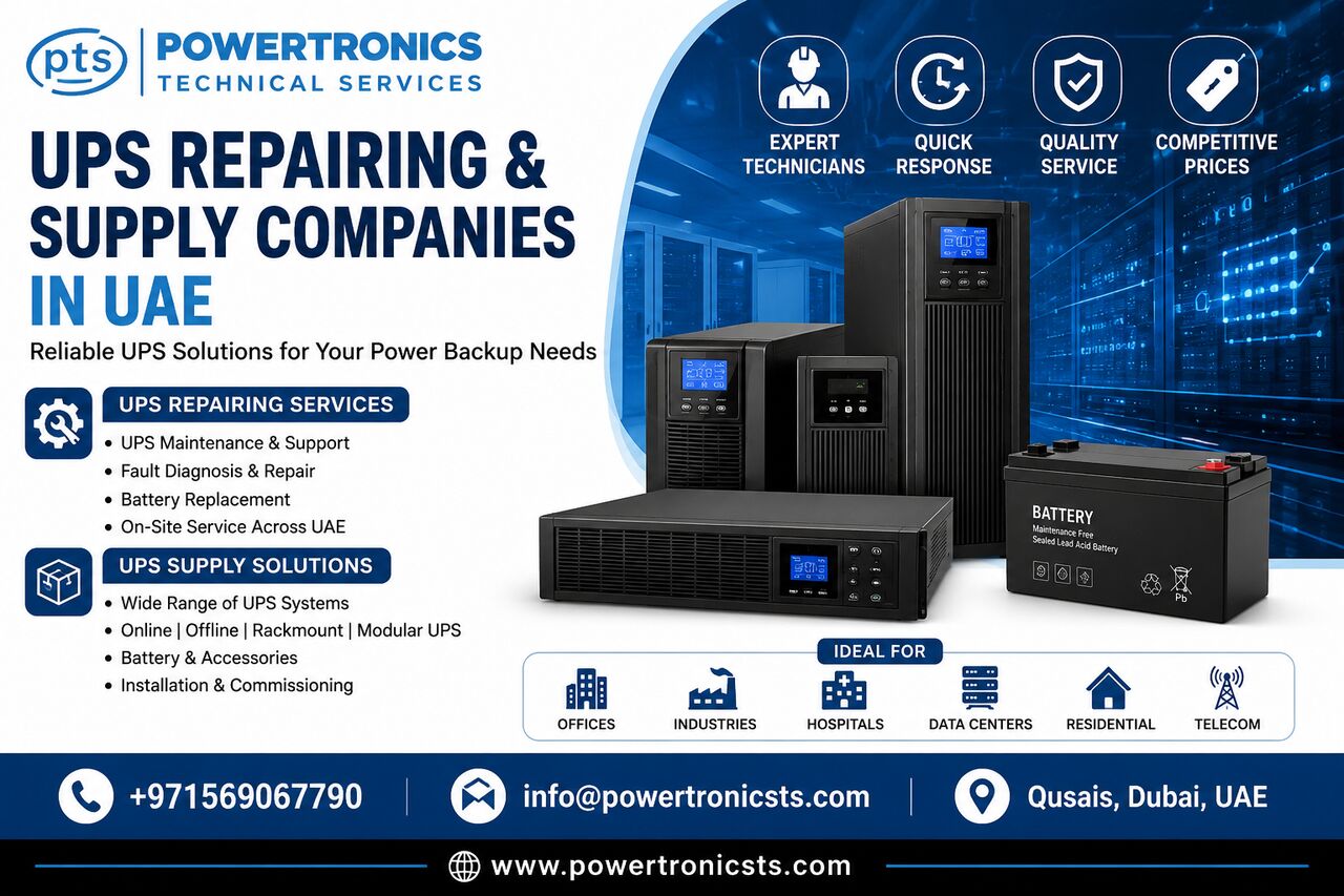 Dubai, Machinery, UPS Repairing Companies In UAE | UPS Supply Companies In UAE