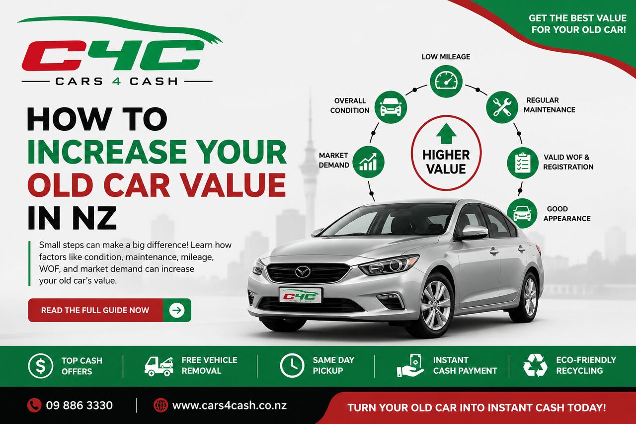 Auckland, Automotive, Get The Best Cash For Cars Auckland &ndash; Discover How To Increase Your Car&rsquo;s Value!