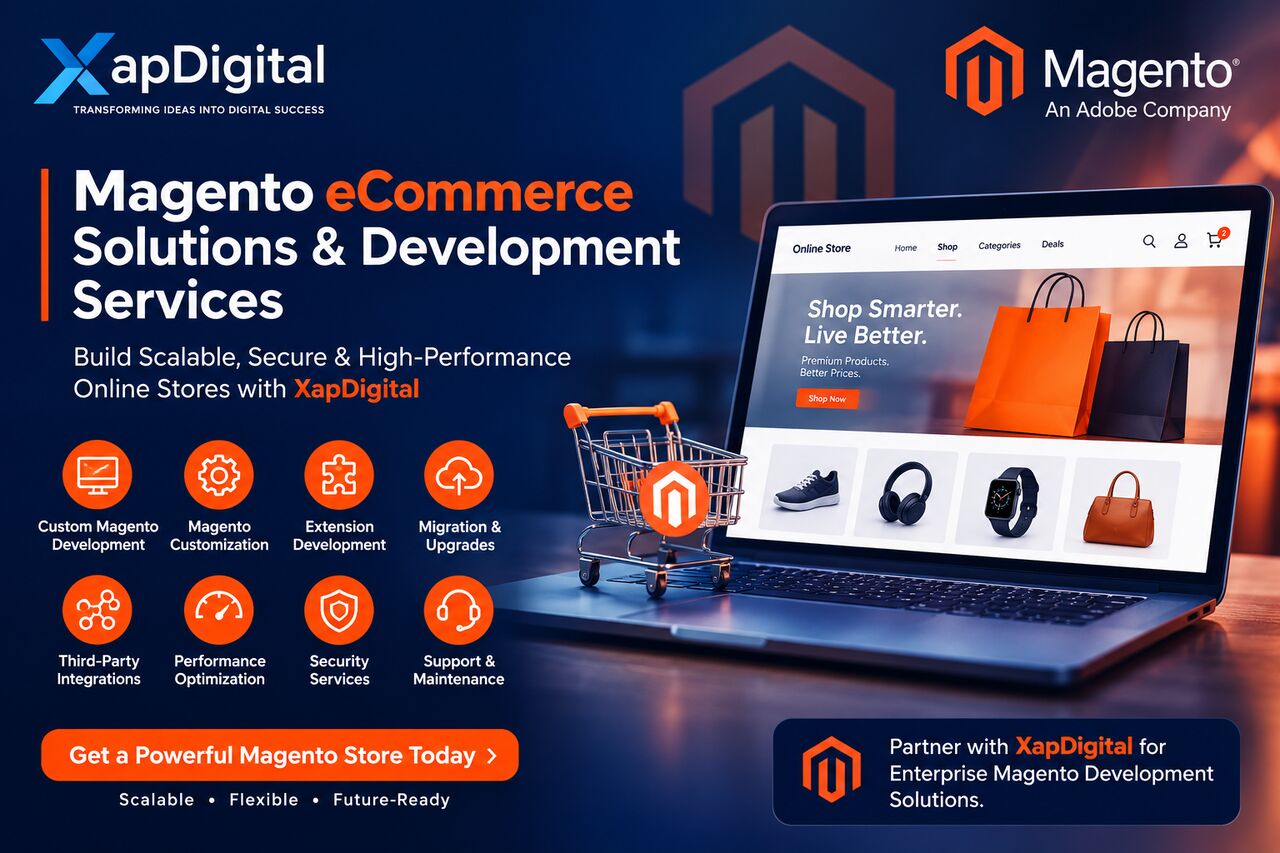 Noida, Software, INR 5000,  Magento ECommerce Solutions & Development Services | XapDigital