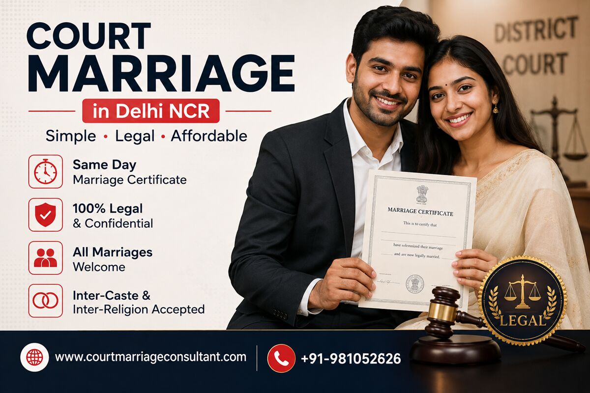 Ghaziabad, Legal, Legal Court Marriage In Delhi NCR