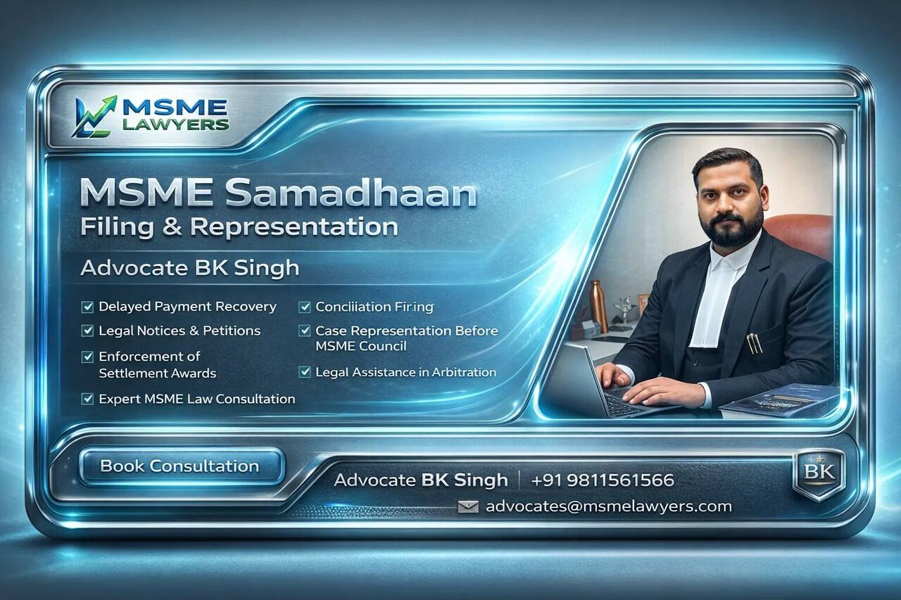Ghaziabad, Legal, Seeking MSME Samadhaan Filing Help?
