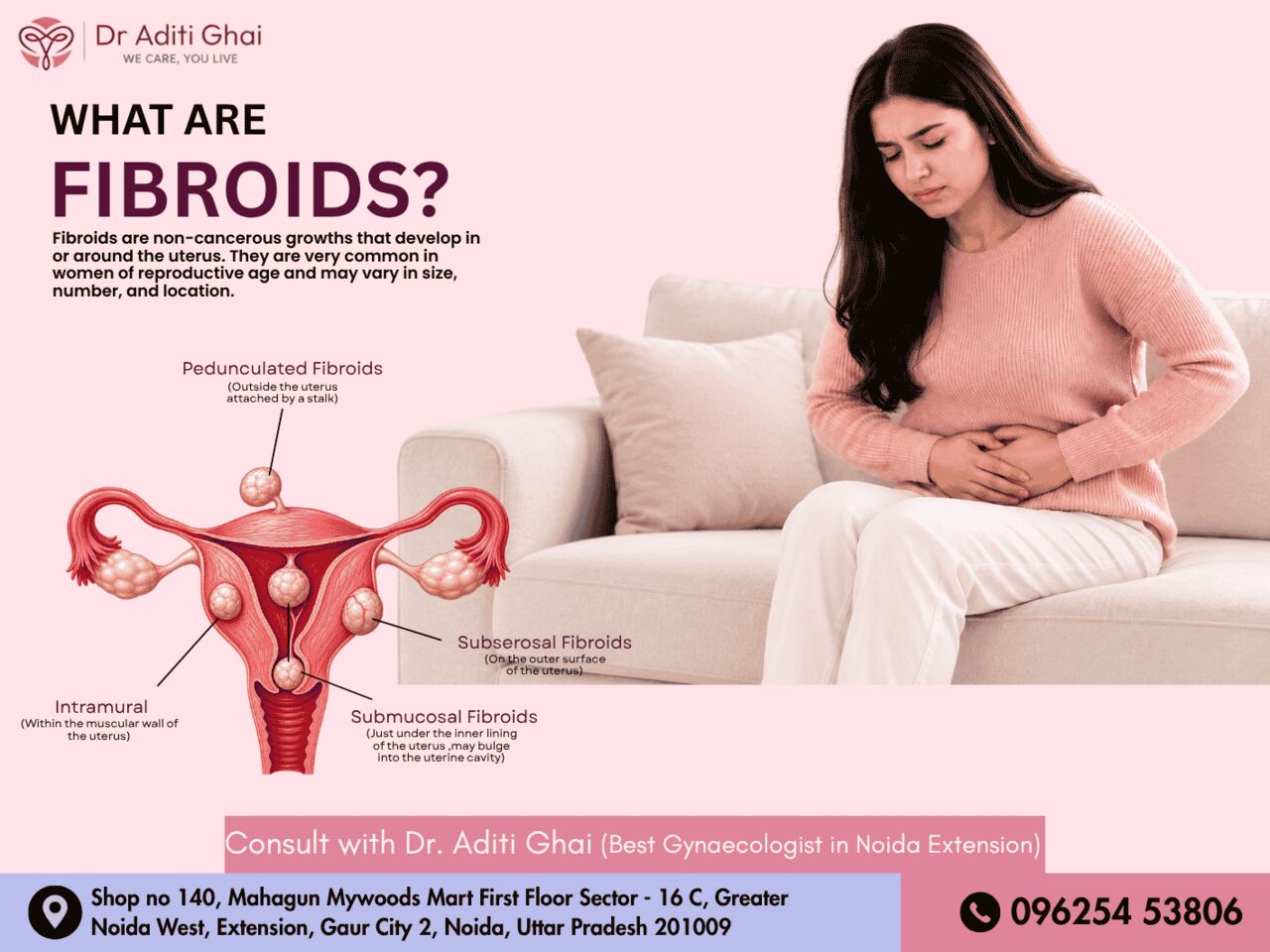 Noida, Health & Beauty Items, Best Gynecologist In Greater Noida West For Fibroid Care