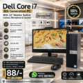 BHD 88,  Dell Core I7 6th Gen PC RAM 8GB SSD 256GB M.2 22" Full HD Monitor Built-in Camera,Speaker