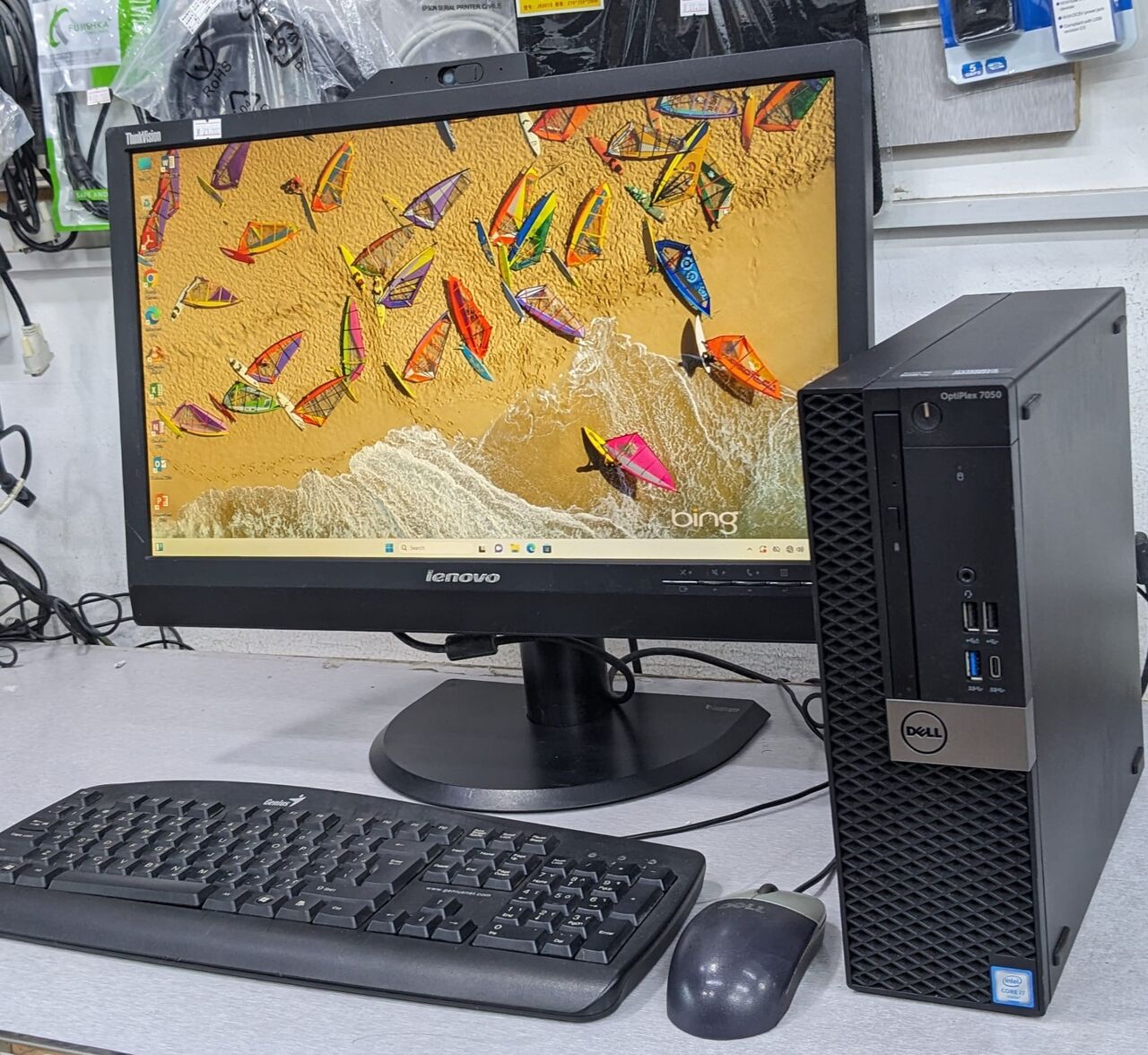 Manama, Tablet Computers, BHD 88,  Dell Core I7 6th Gen PC RAM 8GB SSD 256GB M.2 22" Full HD Monitor Built-in Camera,Speaker