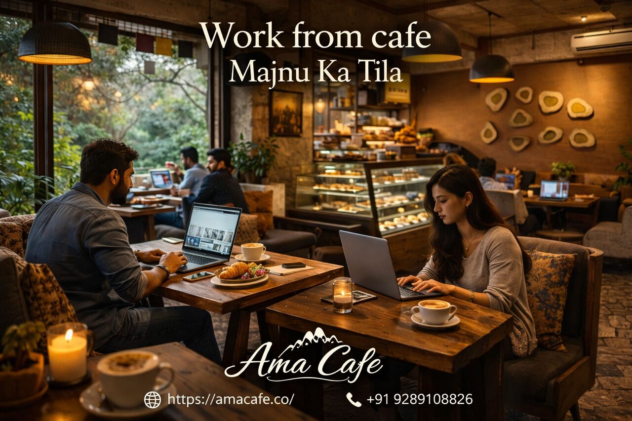 New Delhi, Food, INR 10,  AMA Cafe &ndash; A Comfortable Work Spot With Great Coffee