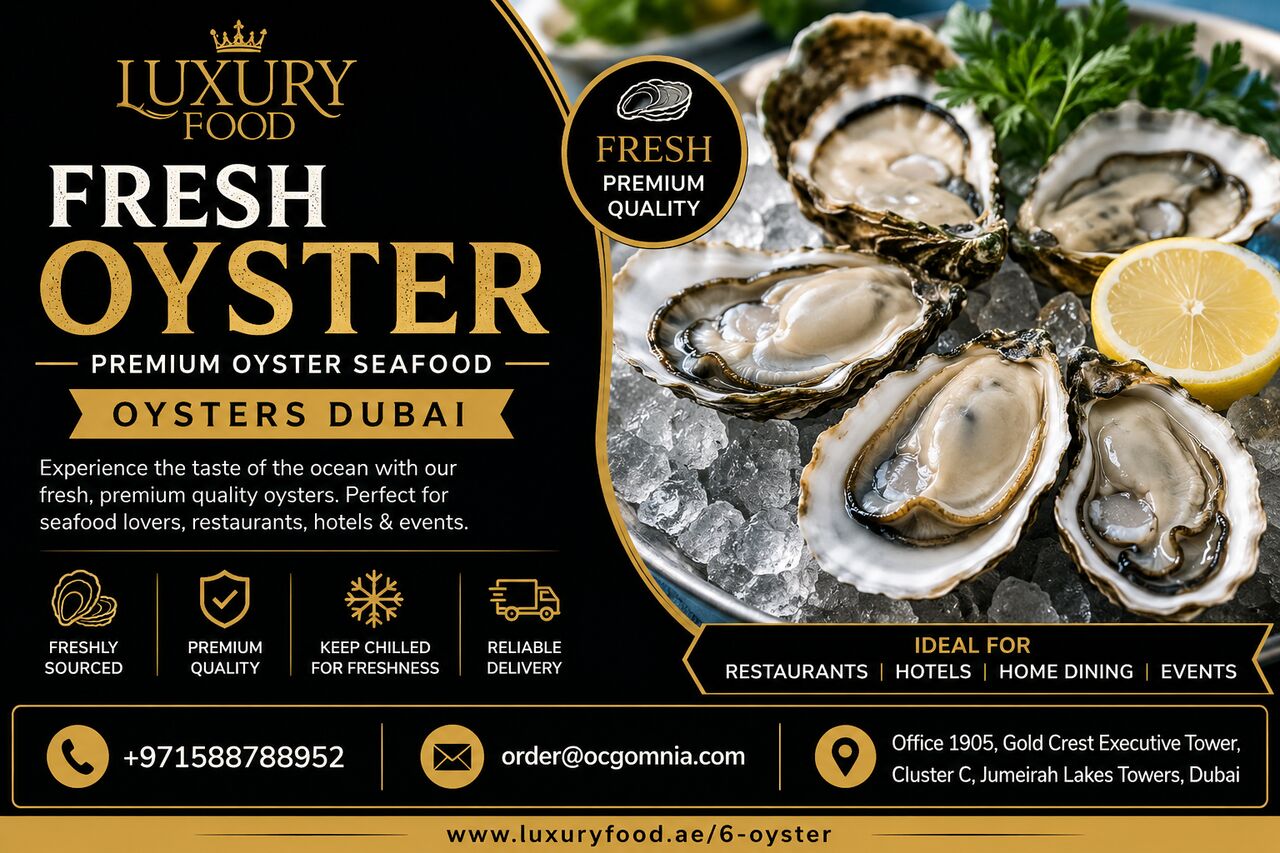 Dubai, Food, Fresh Oyster | Oyster Seafood | Oysters Dubai
