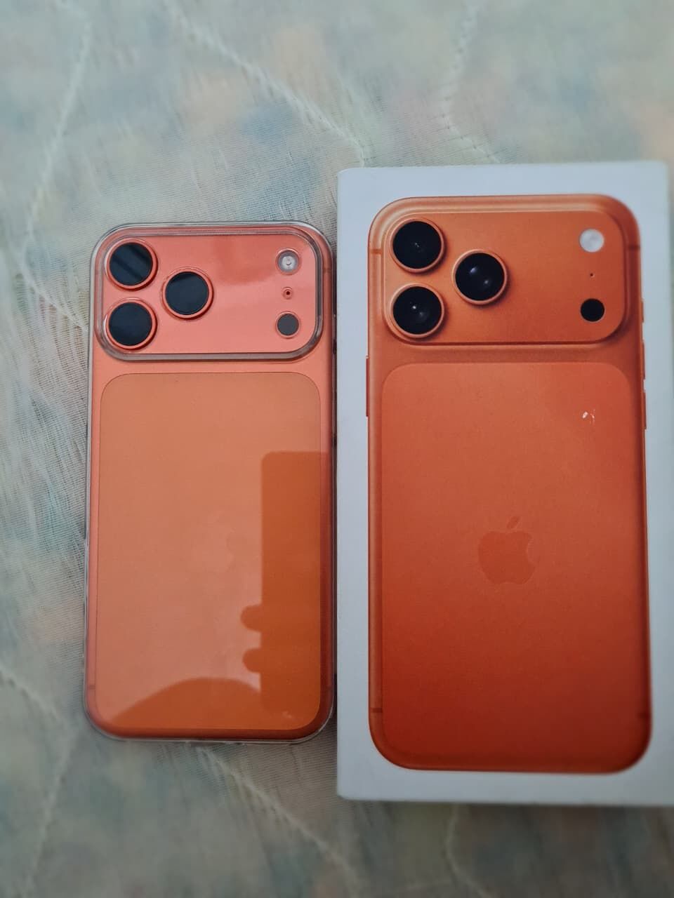 Riyadh, Mobile Phones, SAR 4300,  IPhone 17 Pro Max 256GB &ndash; Cosmic Orange | Like New 5G | ESIM-only Dual SIM