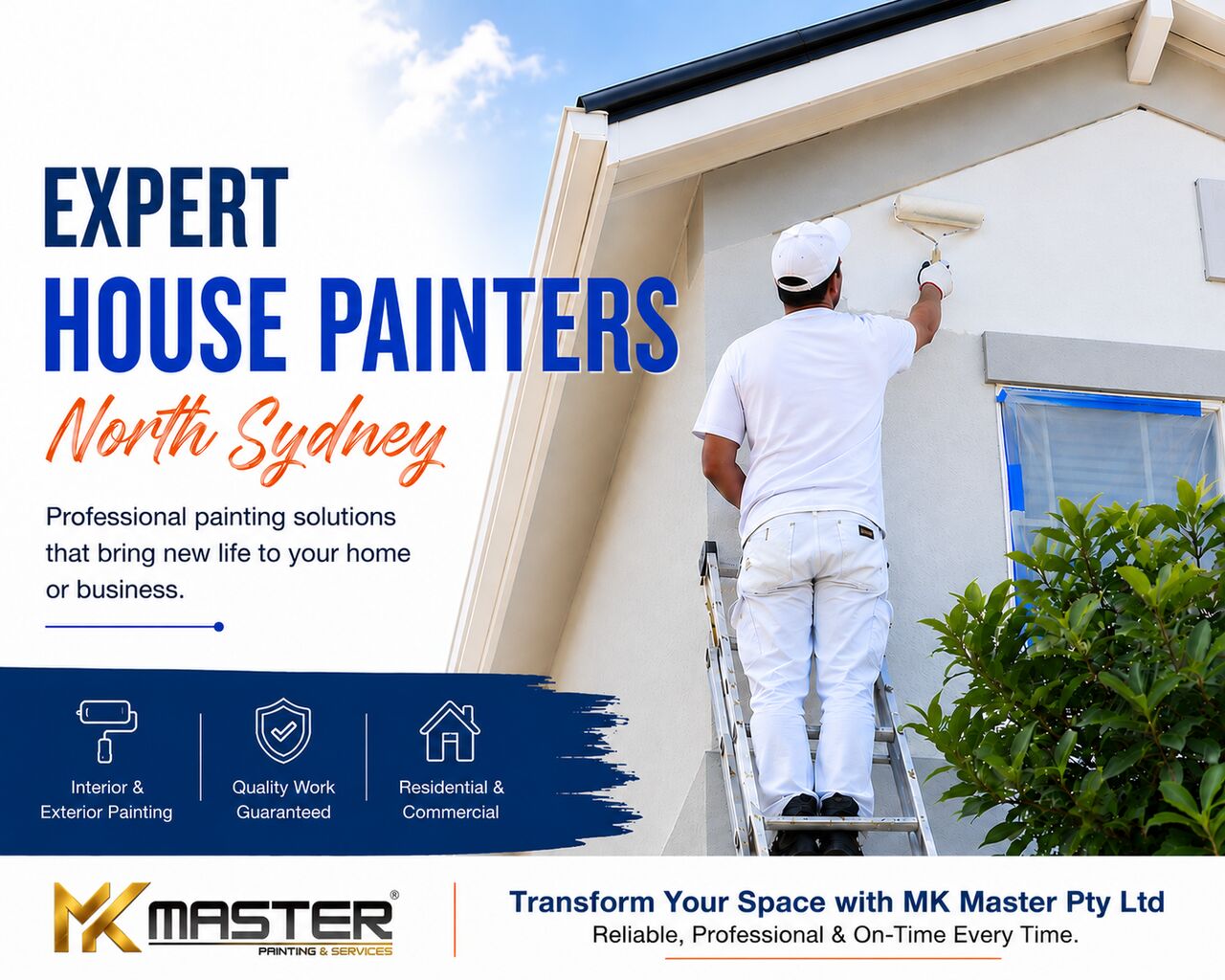 Sydney, Construction, Expert House Painters North Sydney Services By MK Master Pty Ltd