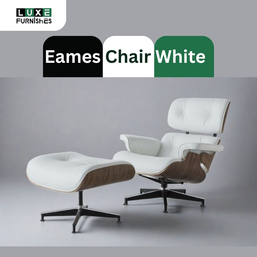 New York, Furniture, USD 1,  Eames Chair White &ndash; Light On The Eyes, Easy On The Back