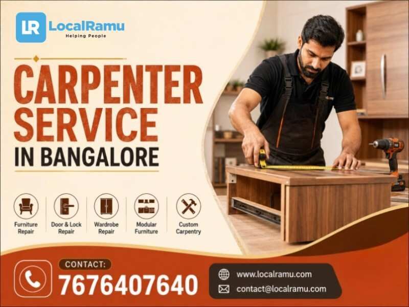 Bangalore, Household, Get Your Carpentry Issues Fixed With LocalRamu In Bangalore