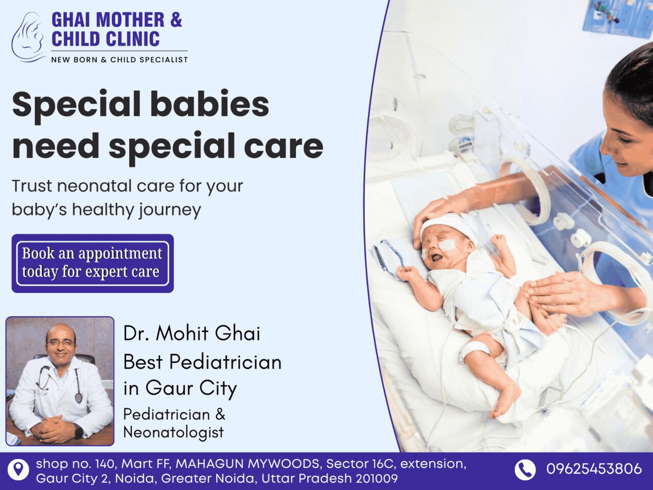 Greater Noida, Health & Beauty Items, Special Care For Special Babies With The Best Pediatrician In Gaur City