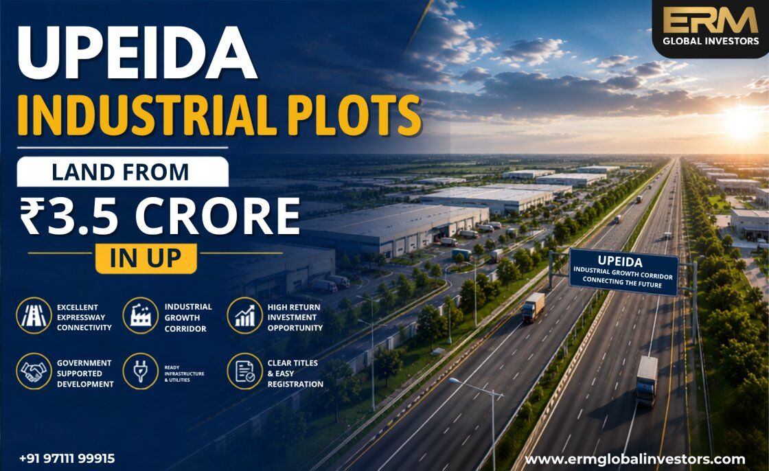 Noida, Industrial Land, UPEIDA Industrial Plots | Land From ₹3.5 Crore In UP