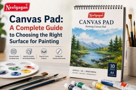 New Delhi, Materials, Canvas Pad Guide For Artists | Neelgagan