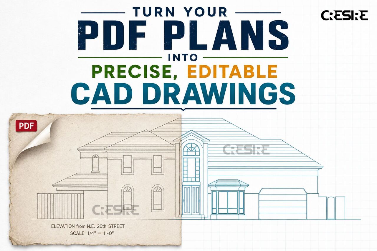 New York, Business, Turn Your PDF Plans Into Precise, Editable CAD Drawings