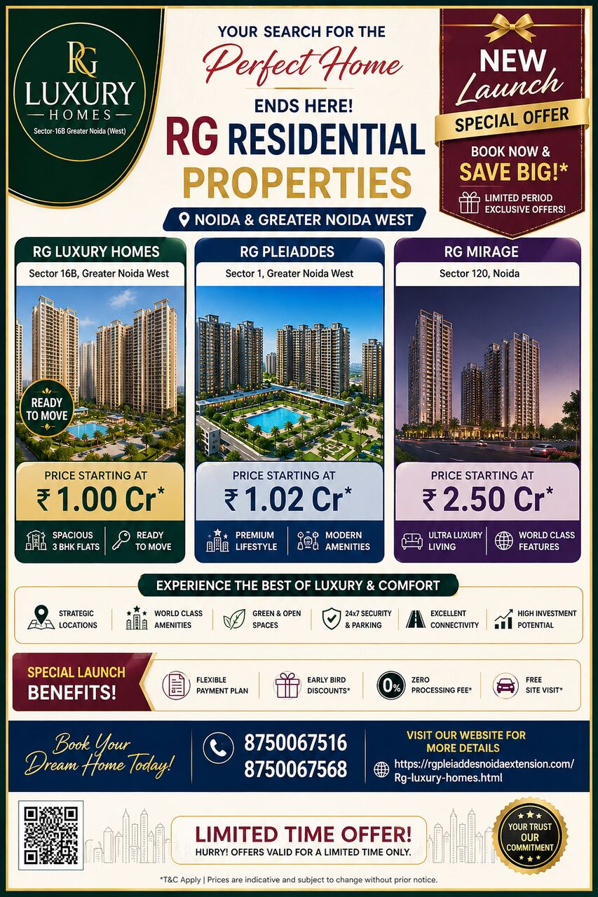 Greater Noida, Real Estate, Smart Property Choices In Noida And Greater Noida West: A Classified Guide For Homebuyers
