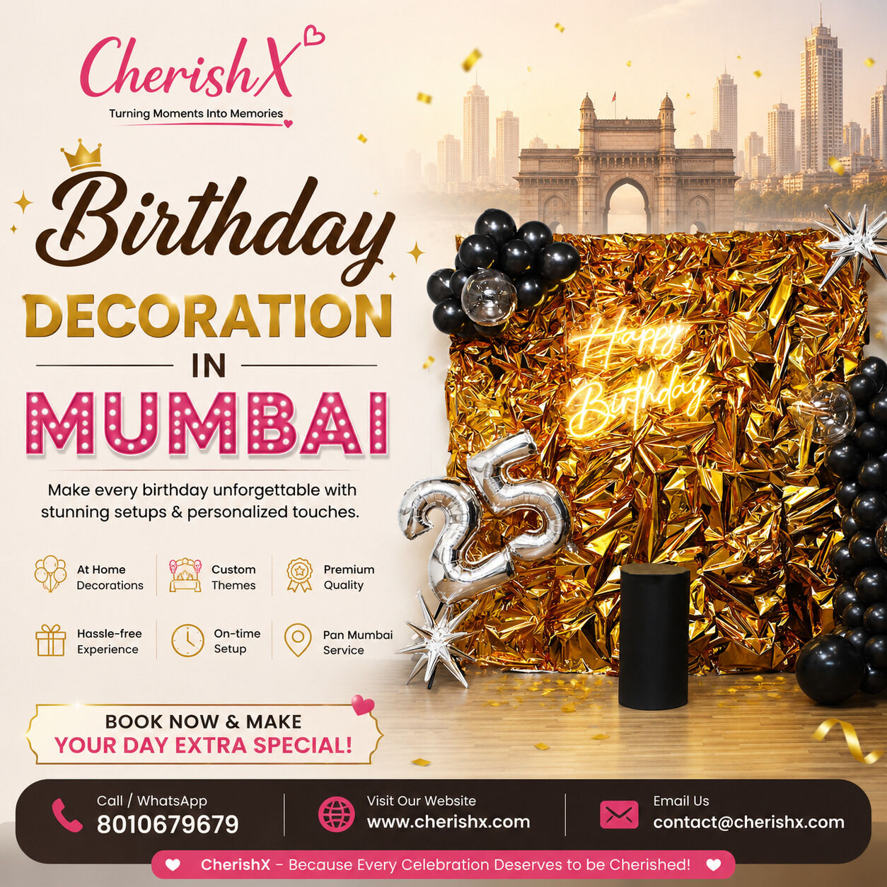 Mumbai, Event Planning, Celebrate In Style With Birthday Decoration In Mumbai