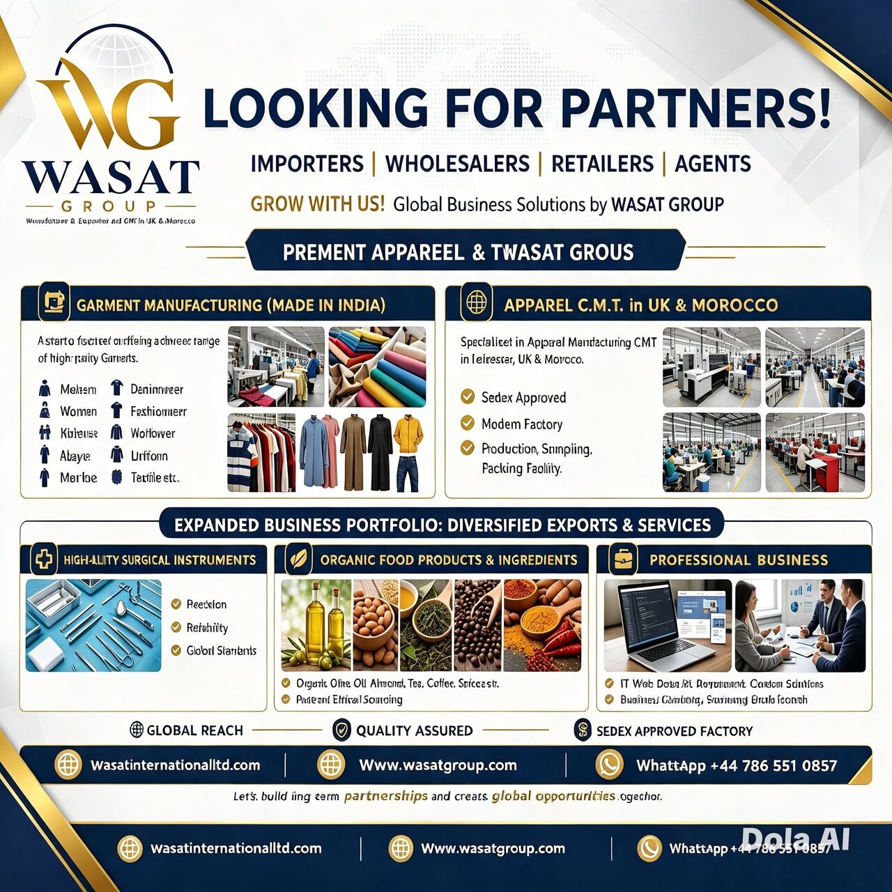 New York, Business Partners, Opportunity For Retired Manager, Director, Fashion Designer For Joint Venture Partnership