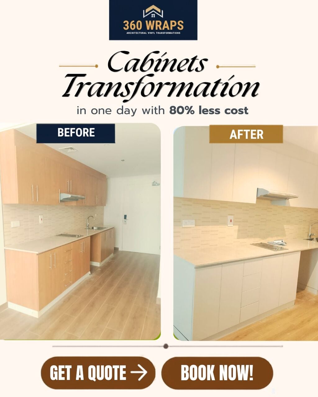 Dubai, Interior Design, Kitchen Cabinet Makeover Dubai | Affordable Vinyl Wrapping By 360 Wraps
