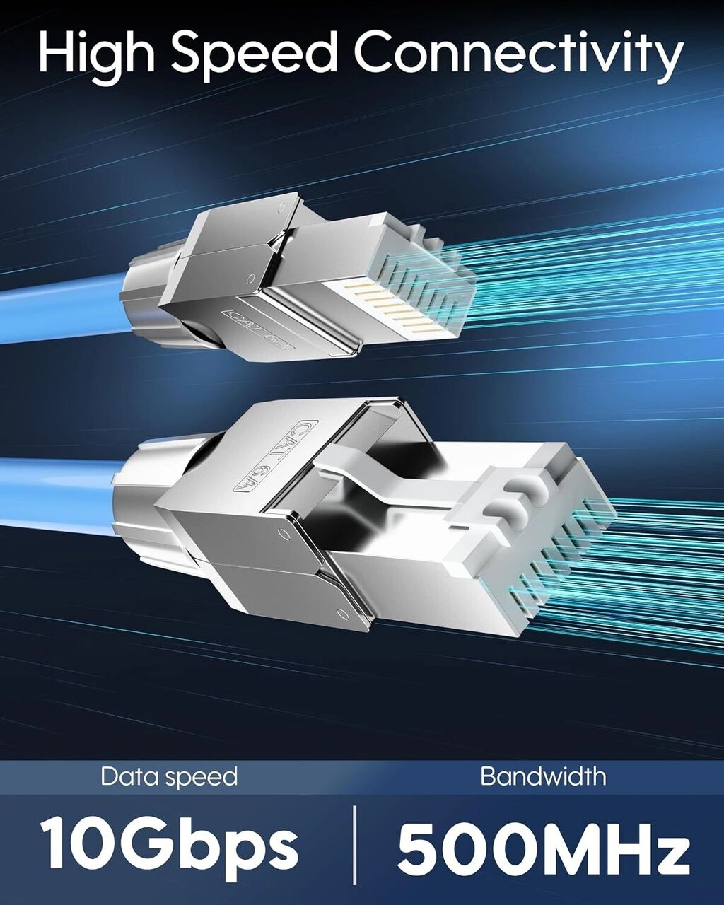 New Delhi, Computers, INR 499,  FEDUS PING Cat6A Toolless RJ45 Connector | Fully Shielded Metal Field Plug | 10Gbps 500MHz