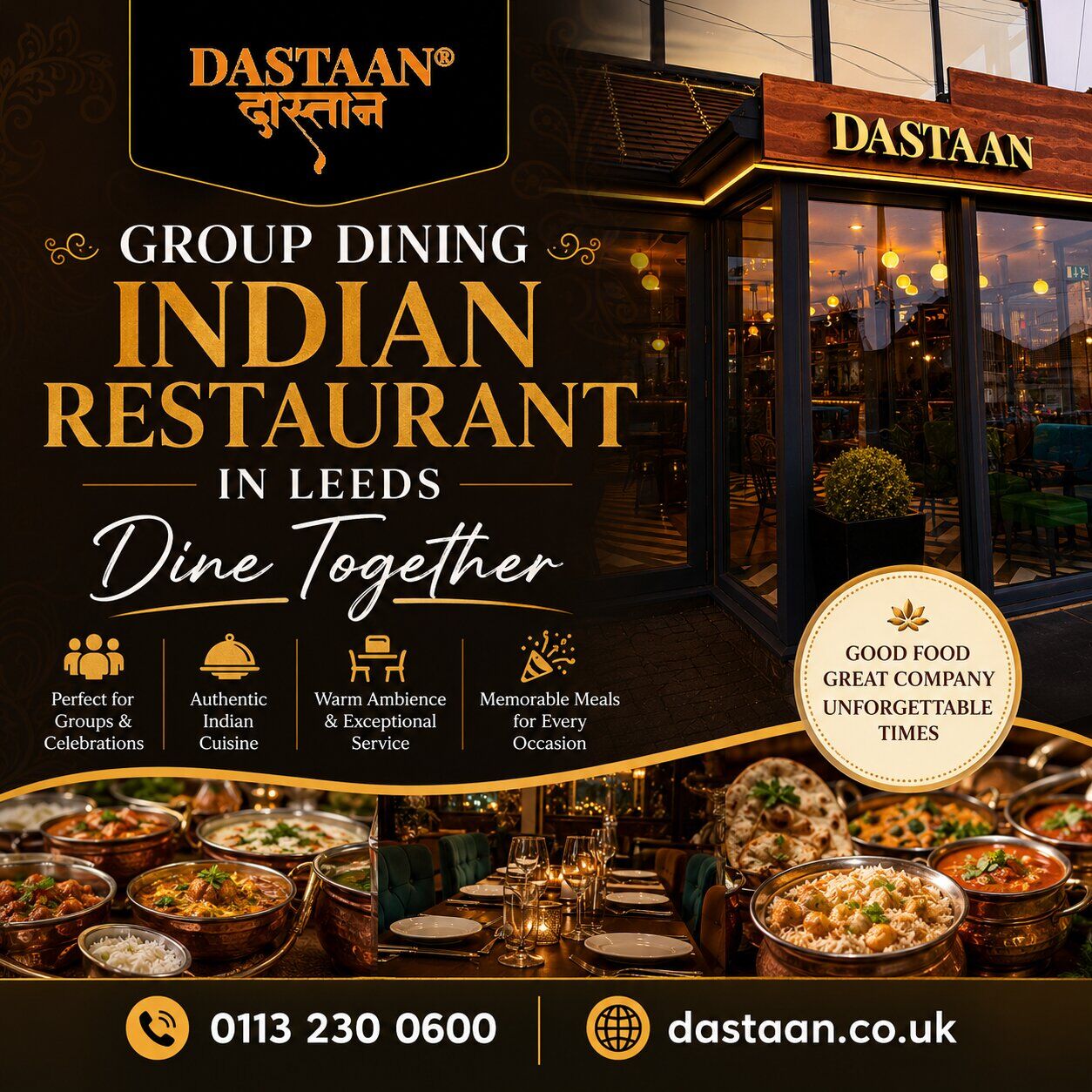London, Restaurants, Group Dining Indian Restaurant In Leeds | Dine Together