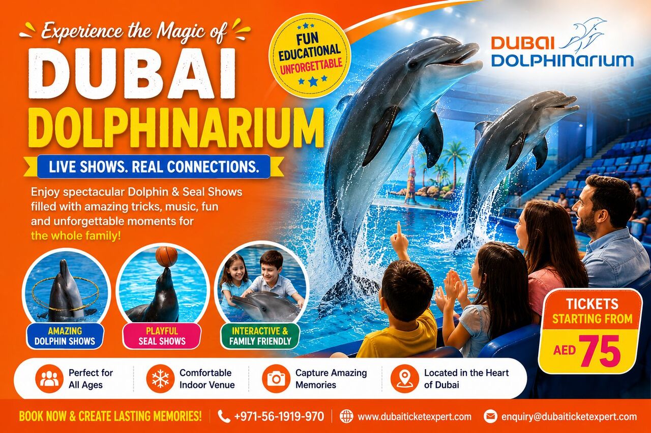 Dubai, Travel, Take Your Kids To The Dolphinarium - They