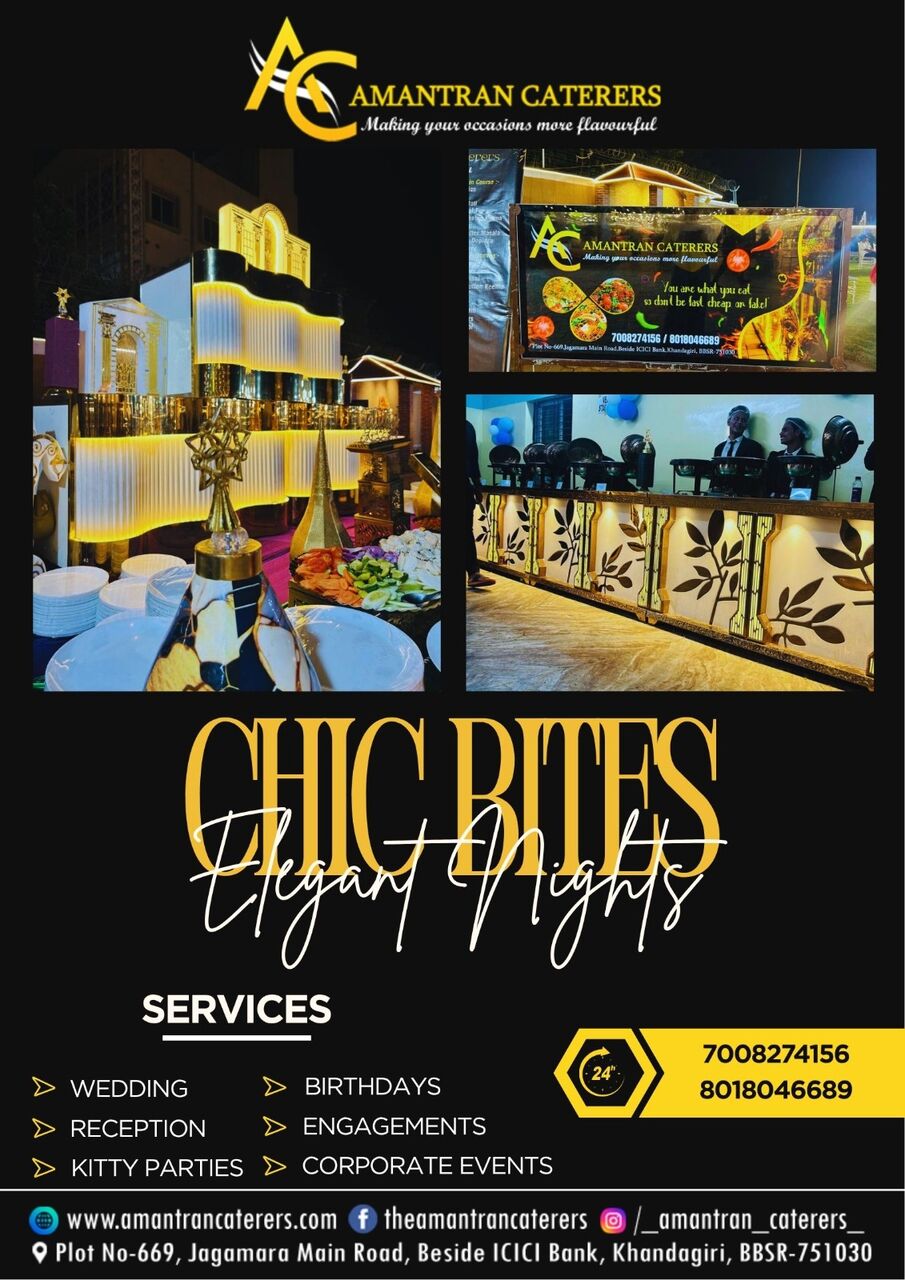 Bhubaneswar, Catering, Amantran Caterers &ndash; Trusted Home Catering Service In Bhubaneswar